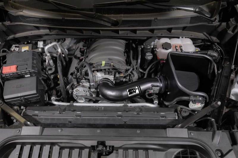 K&N 2019 Chevrolet Silverado 1500 5.3L V8 Black Performance Intake Kit-Cold Air Intakes-Deviate Dezigns (DV8DZ9)