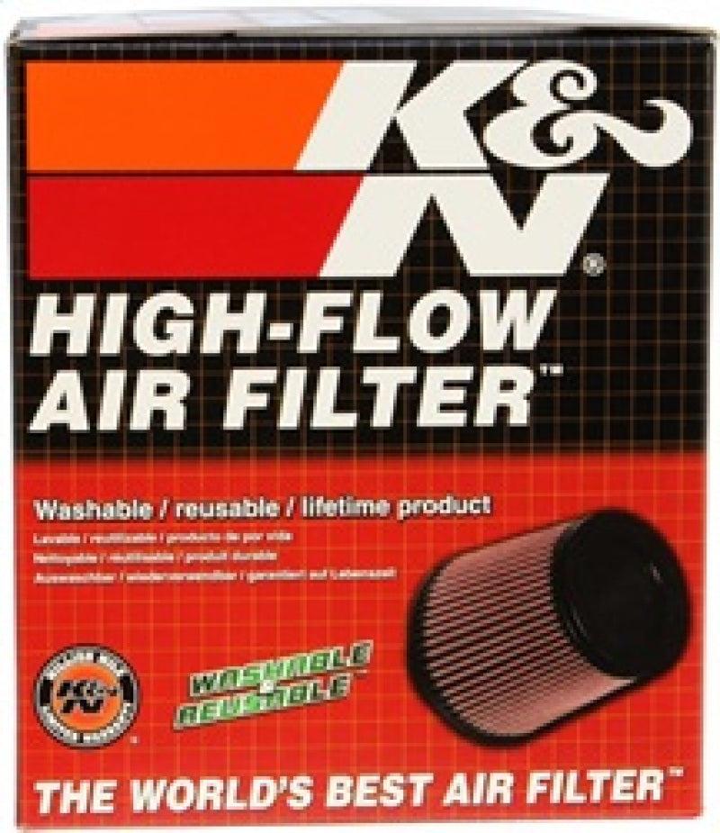 K&N Filter Universal Rubber Filter-Rd Tapered 3in Flange ID x 6in Base OD x 5in Top OD x 5.563in H-Air Filters - Universal Fit-Deviate Dezigns (DV8DZ9)