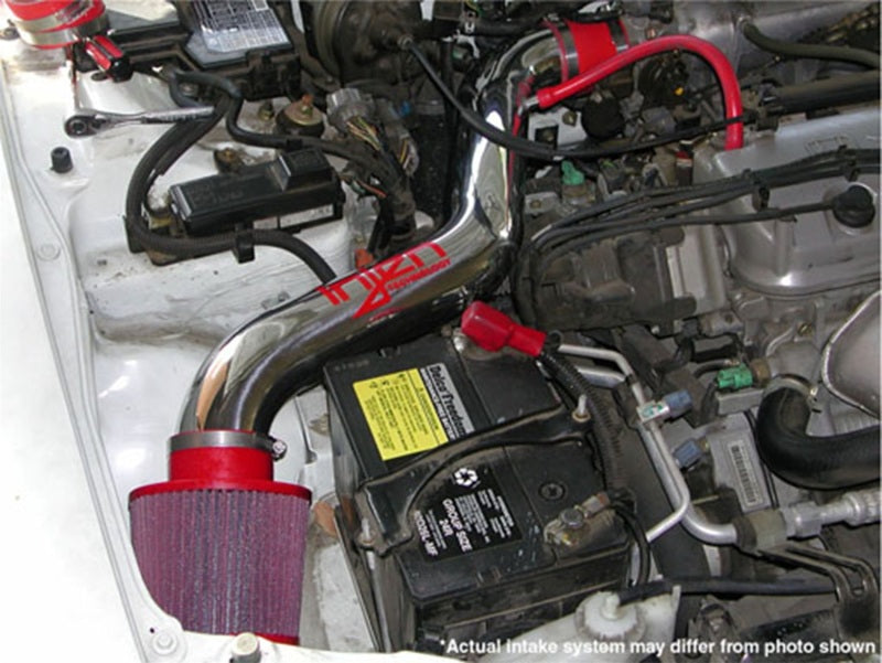 Injen 94-97 Honda Accord 2.2L 4Cyl Black Short Ram Intake-Cold Air Intakes-Deviate Dezigns (DV8DZ9)