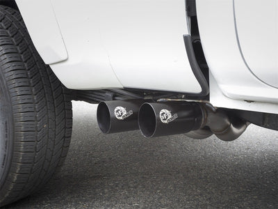 aFe Rebel Exhausts Cat-Back SS 16 Toyota Tacoma V6-3.5L w/ Black Tips-Catback-Deviate Dezigns (DV8DZ9)