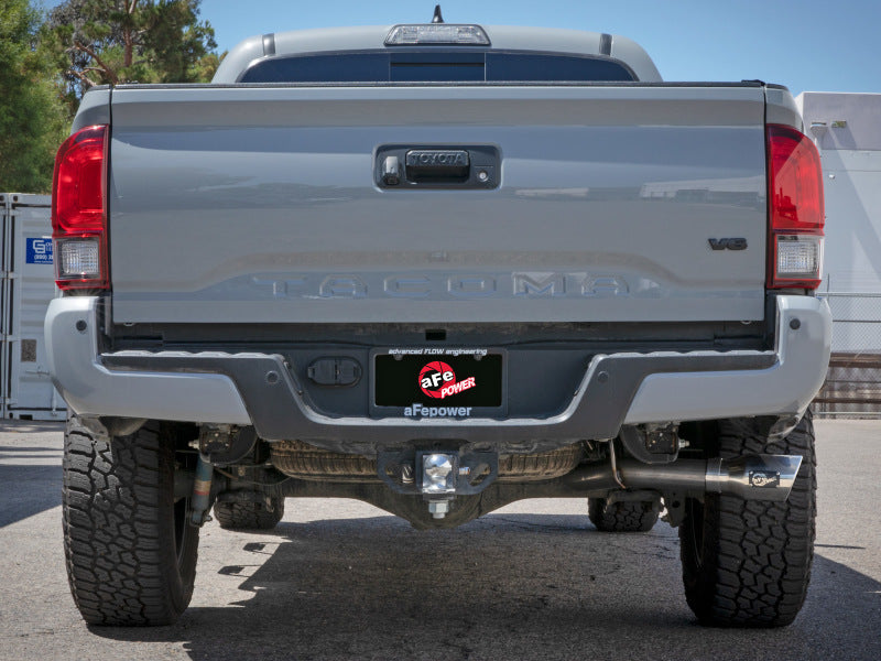 aFe 16-22 Toyota Tacoma Apollo GT Series 2.5in. - 3in. 409 SS Cat-Back Exhaust w/ Polished Tip-Catback-Deviate Dezigns (DV8DZ9)