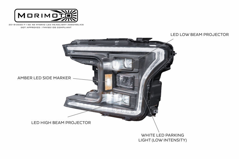 MORIMOTO - XB HYBRID | F-150 | 18-20-Lighting-Deviate Dezigns (DV8DZ9)
