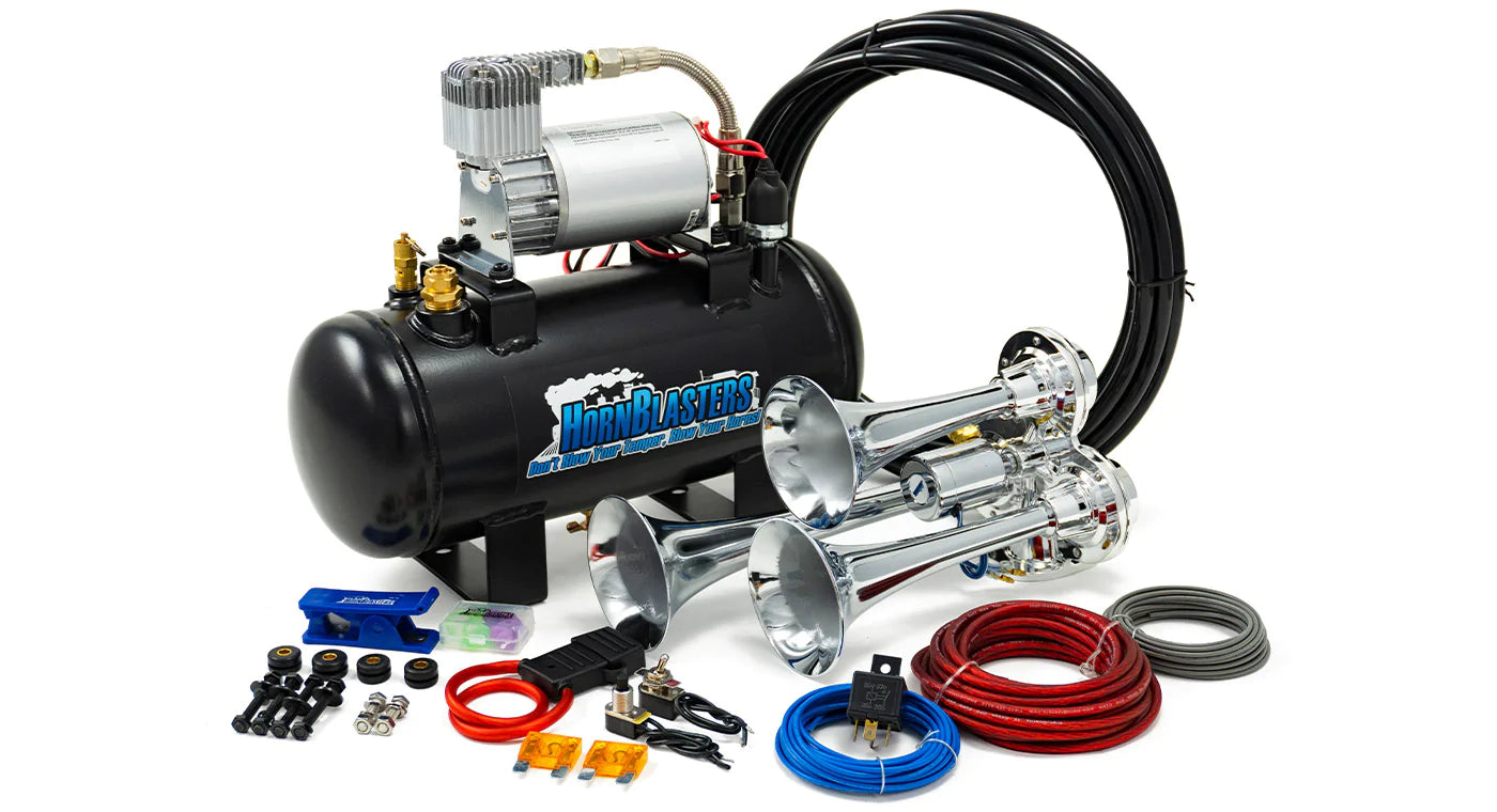 HornBlasters JACKASS 127H AIR HORN KIT Deviate Dezigns DV8DZ9