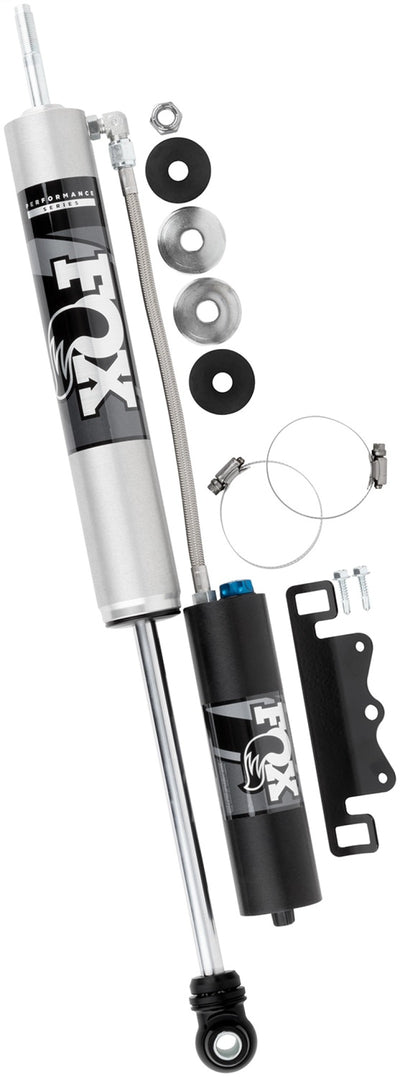 Fox 2005+ Ford Super Duty 2.0 Perf Series 9.6in Smooth Body Remote Res. Front Shock - CD Adj-Shocks and Struts-Deviate Dezigns (DV8DZ9)