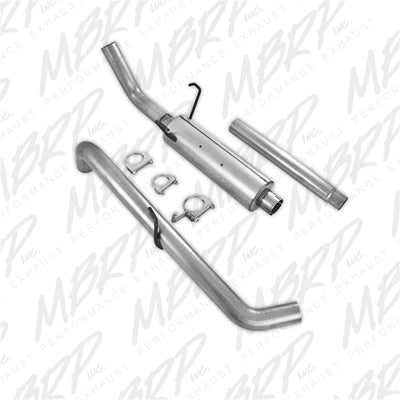 MBRP 2004-2005 Dodge Ram Hemi 1500 5.7L SC/CC-SB Cat Back Single Side AL P Series Exhaust-Catback-Deviate Dezigns (DV8DZ9)