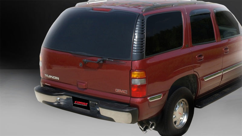 Corsa 02-06 Chevrolet Tahoe 5.3L V8 Polished Sport Cat-Back Exhaust-Catback-Deviate Dezigns (DV8DZ9)