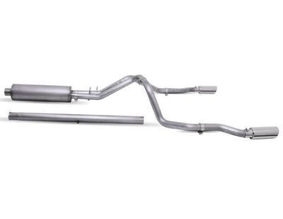 Gibson 20-22 Silverado/GMC Sierra 2500 HD 6.6L Crew Cab (Long Bed) Cat-Back Dual Split Exhaust-Catback-Deviate Dezigns (DV8DZ9)