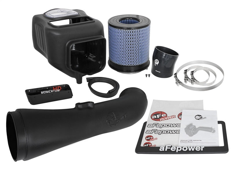 aFe Momentum HD Pro 10R Cold Air Intake System 2017 GM Diesel Trucks V8-6.6L L5P-Cold Air Intakes-Deviate Dezigns (DV8DZ9)