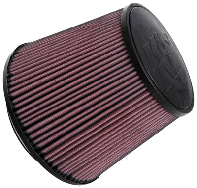 K&N Universal Clamp-On Air Filter 6in FLG / 9in B / 6-5/8in T / 7-1/2in H-Air Filters - Universal Fit-Deviate Dezigns (DV8DZ9)