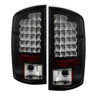 Spyder Dodge Ram 02-06 1500/Ram 2500/3500 03-06 LED Tail Light Black ALT-YD-DRAM02-LED-BK-Tail Lights-Deviate Dezigns (DV8DZ9)