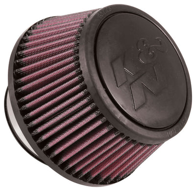 K&N Universal Round Clamp-On Air Filter 3in Flange ID x 6in Base OD x 4.625in Top OD x 3in Height-Air Filters - Universal Fit-Deviate Dezigns (DV8DZ9)