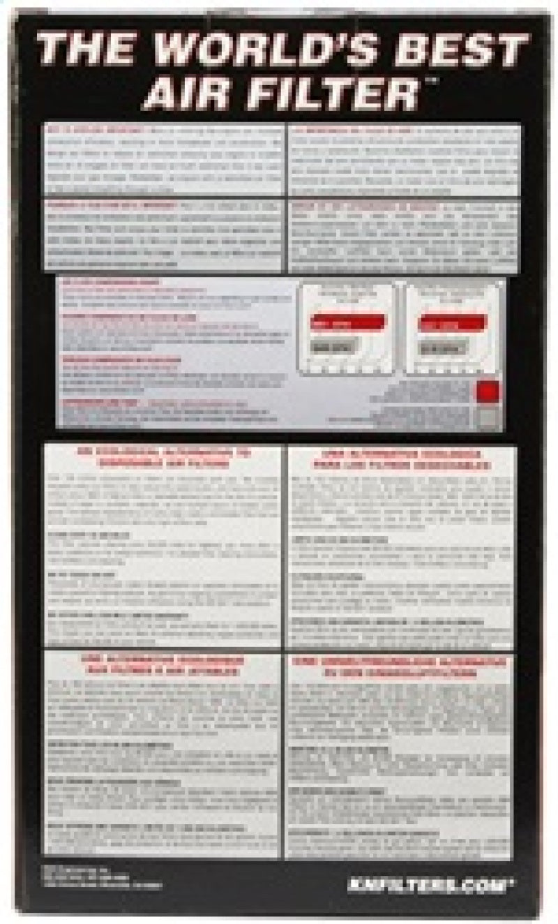 K&N Universal ChromeRound Tapered Air Filter 3in Flange ID / 6in Base OD / 4.5in Top OD / 8in Height-Air Filters - Universal Fit-Deviate Dezigns (DV8DZ9)