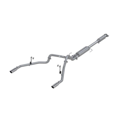 MBRP 2015 Ford F-150 5.0L 3in Cat Back Dual Split Rear Exit AL Exhaust System-Catback-Deviate Dezigns (DV8DZ9)