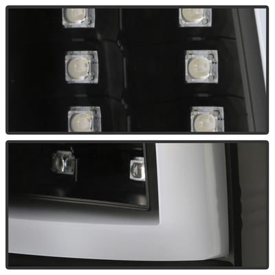 Spyder 03-06 Chevy Silverado - (Does Not Fit Stepside) LED Tail Lights - All Black ALT-YD-CS03V2-LED-Tail Lights-Deviate Dezigns (DV8DZ9)