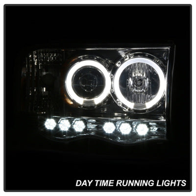 Spyder Dodge Ram 1500 02-05/Ram 2500 03-05 Projector Headlights LED Halo LED Chrm PRO-YD-DR02-HL-C-Headlights-Deviate Dezigns (DV8DZ9)