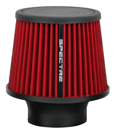 Spectre Conical Air Filter / Round Tapered 3in. - Red-Air Filters - Universal Fit-Deviate Dezigns (DV8DZ9)