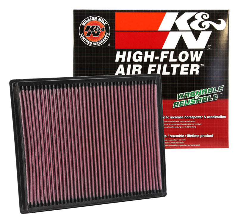 K&N Nissan Titan & Armada 5.6L - V8 2004 Drop In Air Filter-Air Filters - Drop In-Deviate Dezigns (DV8DZ9)