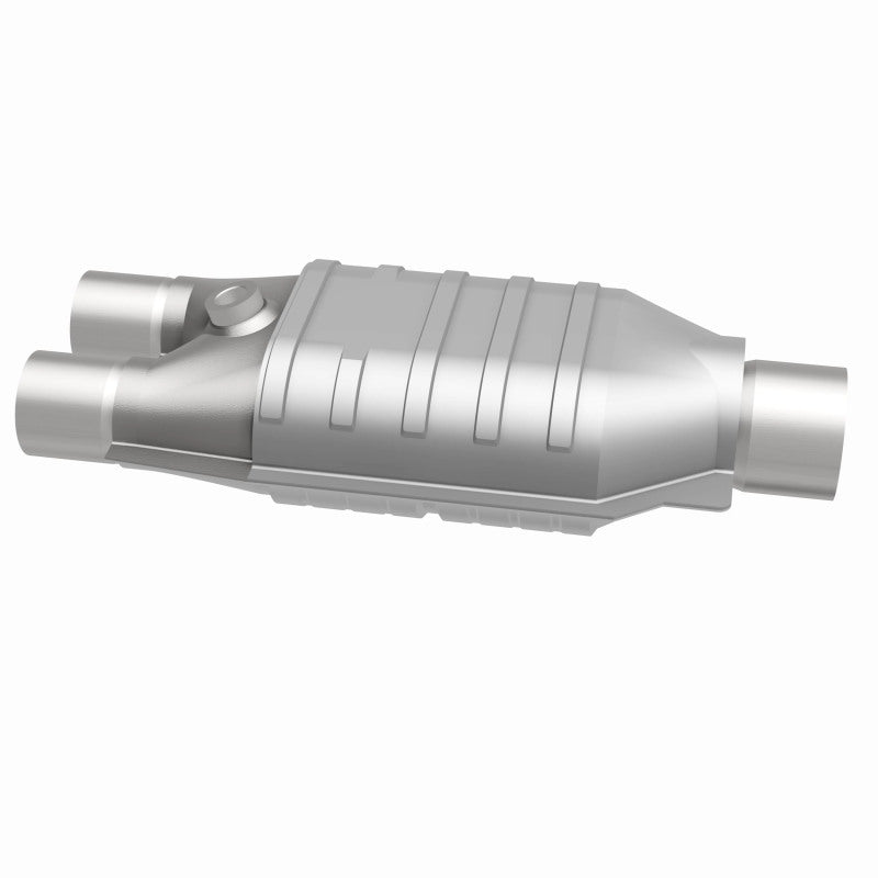 MagnaFlow Conv Univ 2/2.5 D/S Single O2 FED-Catalytic Converter Universal-Deviate Dezigns (DV8DZ9)