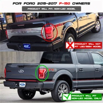 Spyder Ford F150 2015-2017 Light Bar LED Tail Lights - Black Smoke ALT-YD-FF15015-LBLED-BSM-Tail Lights-Deviate Dezigns (DV8DZ9)