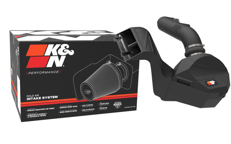 K&N 63 Series AirCharger Performance Intake 2021+ Ford F150 5.0L V8 F/I-Cold Air Intakes-Deviate Dezigns (DV8DZ9)