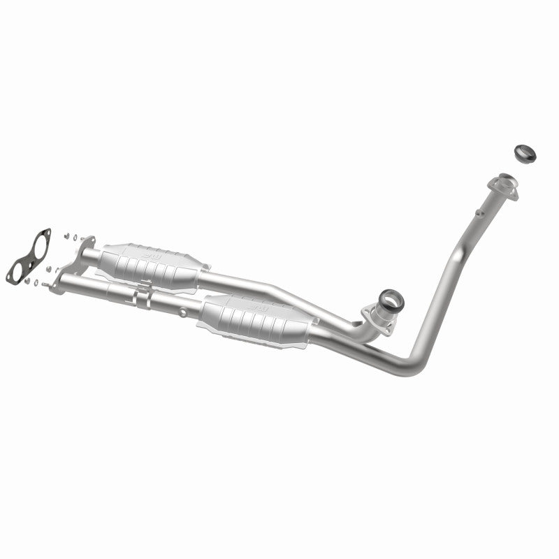 MagnaFlow Conv DF GM Truck/Suv Dual Outlet 96-Catalytic Converter Direct Fit-Deviate Dezigns (DV8DZ9)