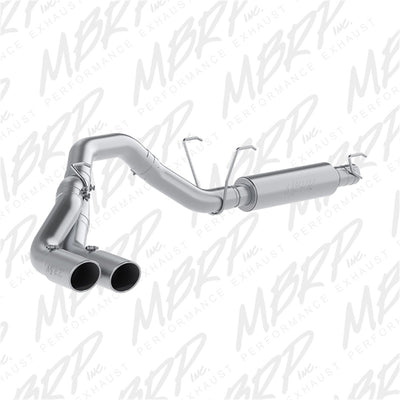 MBRP 14-16 Ram 2500/3500 6.4L 4in 409 SS Single Side Dual Outlet Cat Back Exhaust-Catback-Deviate Dezigns (DV8DZ9)