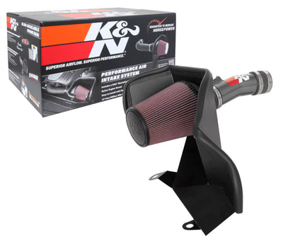 K&N 19-20 Chevy Blazer I4-2.5L Performance Air Intake Kit-Cold Air Intakes-Deviate Dezigns (DV8DZ9)