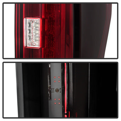 Spyder 17-18 Ford F-250 SD (w/Blind Spot Sens) LED Only Tail Lights - Red Clr (ALT-YD-FS17BS-LED-RC)-Tail Lights-Deviate Dezigns (DV8DZ9)