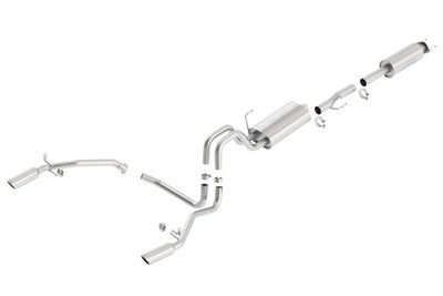 Borla 11-14 Ford F-150 5.0L AT 2/4WD S-Type SS Catback Exhaust-Catback-Deviate Dezigns (DV8DZ9)