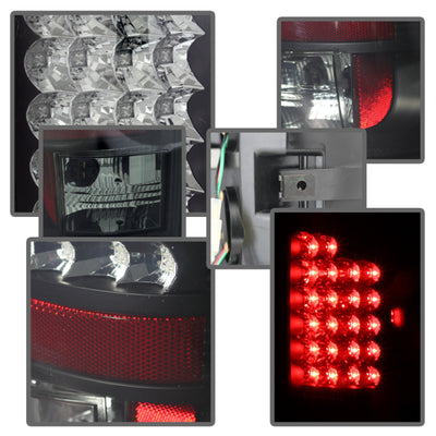 Spyder Dodge Ram 02-06 1500/Ram 2500/3500 03-06 LED Tail Light Black Smoke ALT-YD-DRAM02-LED-BSM-Tail Lights-Deviate Dezigns (DV8DZ9)