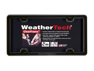 WeatherTech ClearFrame Kit - Black-License Frame-Deviate Dezigns (DV8DZ9)
