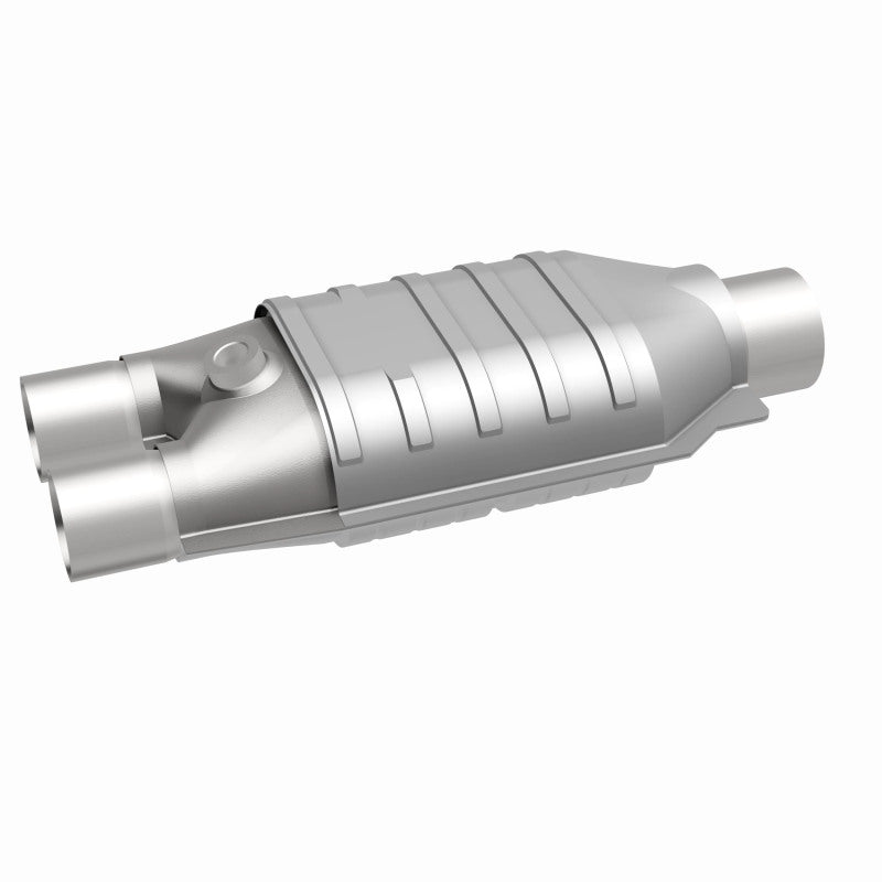 MagnaFlow Conv Univ 2/2.5 D/S Single O2 FED-Catalytic Converter Universal-Deviate Dezigns (DV8DZ9)