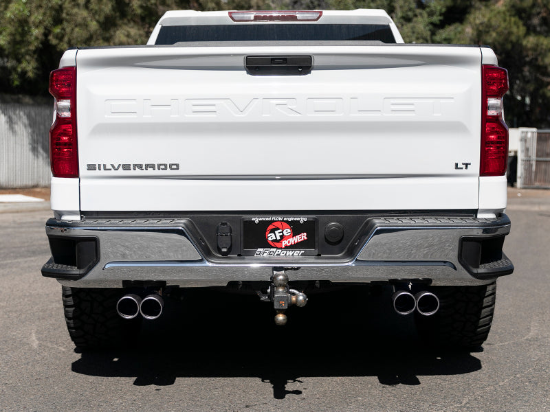 aFe Vulcan Series 3in-2-1/2in 304 SS Cat-Back 2019 GM Silverado / Sierra 1500 V8-5.3L w/ Black Tips-Catback-Deviate Dezigns (DV8DZ9)