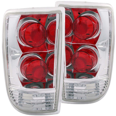 ANZO 1995-2005 Chevrolet Blazer Taillights Chrome-Tail Lights-Deviate Dezigns (DV8DZ9)