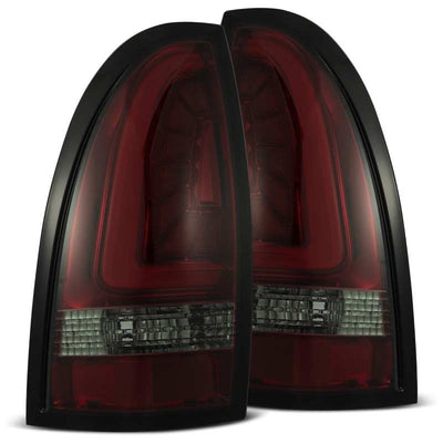 AlphaRex 05-15 Toyota Tacoma PRO-Series LED Tail Lights Red Smoke-Tail Lights-Deviate Dezigns (DV8DZ9)