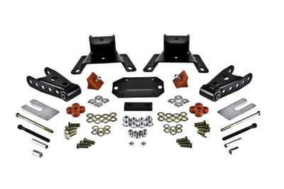 Belltech SHACKLE AND HANGER KIT 87-96 F150 EXT CAB 4inch-Shackle Kits-Deviate Dezigns (DV8DZ9)