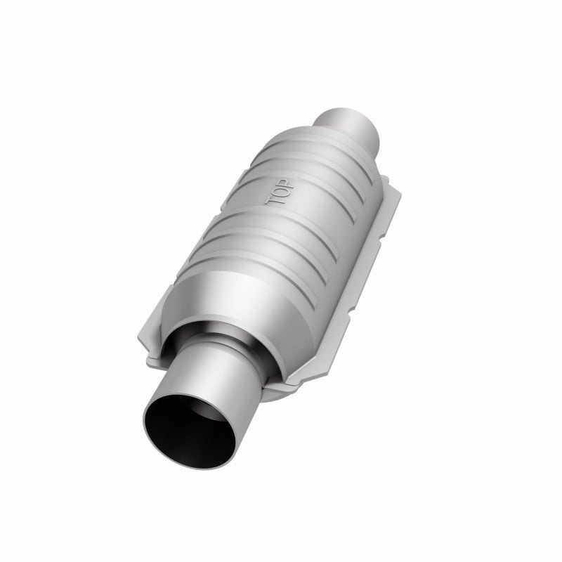 MagnaFlow Catalytic Converter 2 in Inlet 2 in Outlet 11 in Length SS-Catalytic Converter Universal-Deviate Dezigns (DV8DZ9)