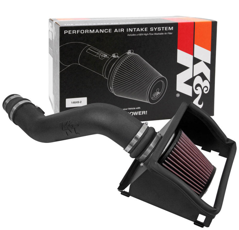 K&N 15-16 Ford F150 V6-3.5L 57 Series FIPK Performance Intake Kit-Cold Air Intakes-Deviate Dezigns (DV8DZ9)