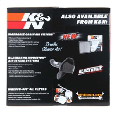 K&N 09-10 Dodge Ram 1500 PickUp V8-5.7L Aircharger Performance Intake-Cold Air Intakes-Deviate Dezigns (DV8DZ9)