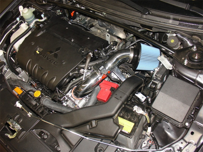 Injen 2015 Mitsubishi Lancer 2.4L 5spd Polished Short Ram Intake-Cold Air Intakes-Deviate Dezigns (DV8DZ9)