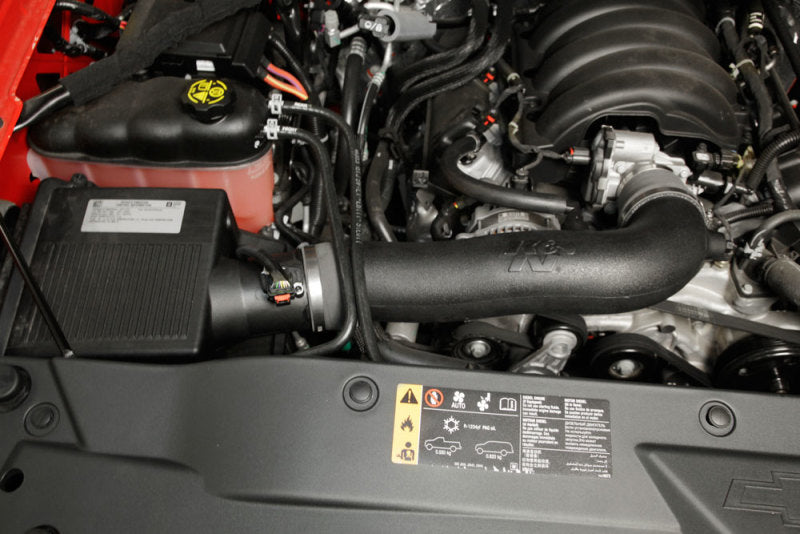 K&N 17-18 Chevrolet Silverado V6-4.3L F/I 57 Series FIPK Performance Intake Kit-Cold Air Intakes-Deviate Dezigns (DV8DZ9)