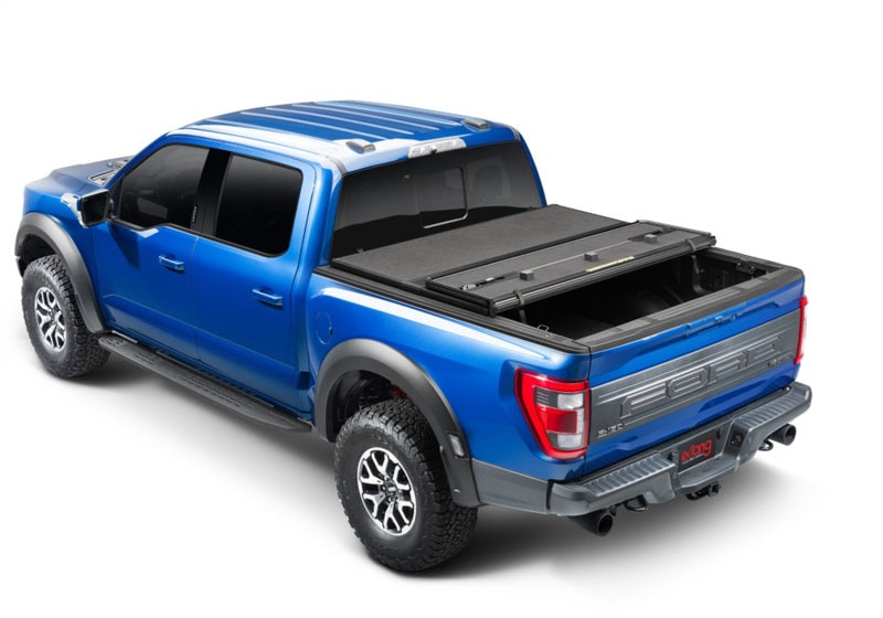 Extang 17-23 Nissan Titan w/Rail Sys. (5ft. 7in. Bed) Solid Fold ALX-Bed Covers - Folding-Deviate Dezigns (DV8DZ9)