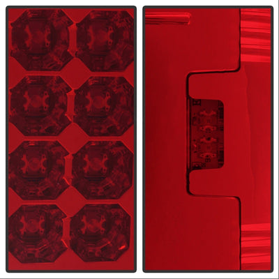 Spyder Ford F150 side 97-03/F250/350 Duty 99-07 LED Tail Lights Red Clear ALT-YD-FF15097-LED-RC-Tail Lights-Deviate Dezigns (DV8DZ9)