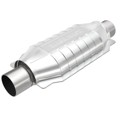 MagnaFlow Conv Univ 2.5inch T2 Rear-Catalytic Converter Universal-Deviate Dezigns (DV8DZ9)