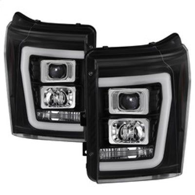 Spyder Ford F-250/F-350/F450 Super Duty 11-16 V2 Projector Headlights - Black (PRO-YD-FS11V2-LB-BK)-Headlights-Deviate Dezigns (DV8DZ9)