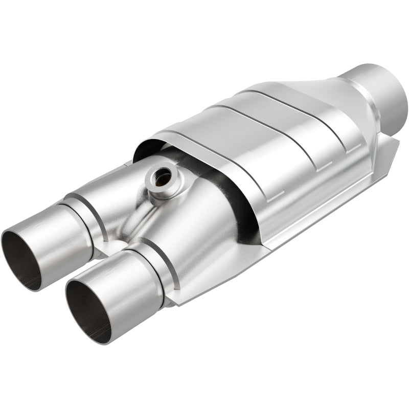 MagnaFlow Conv Univ 2/2.5 D/S Single O2 FED-Catalytic Converter Universal-Deviate Dezigns (DV8DZ9)