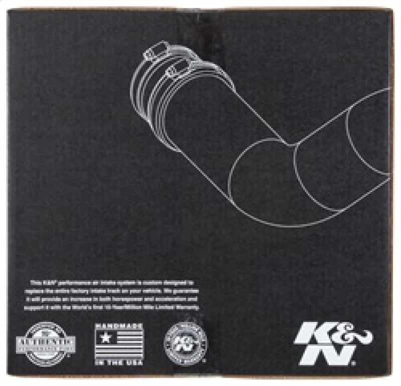 K&N 15-16 Ford F-150 2.7L V6 F/I Aircharger Intake Kit-Cold Air Intakes-Deviate Dezigns (DV8DZ9)