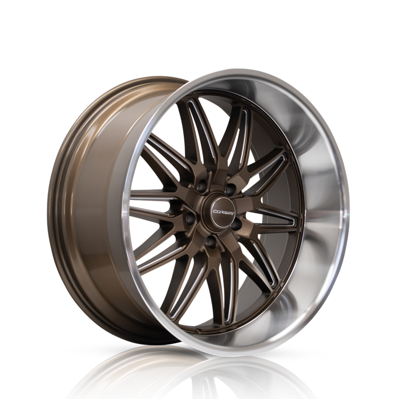 Corsart - Alcatraz / 20x8.5 / 5x139.7 / ET6 - Matte Bronze Milled With Diamond Cut Lip-Wheels-Deviate Dezigns (DV8DZ9)