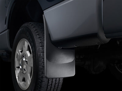 WeatherTech 2015 Ford F-150 w/o Wheel Lip Module No Drill Rear Mudflaps-Mud Flaps-Deviate Dezigns (DV8DZ9)