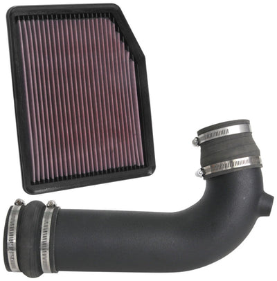 K&N 19-20 Chevrolet Silverado V6-4.3L Aircharger Performance Intake Kit-Cold Air Intakes-Deviate Dezigns (DV8DZ9)